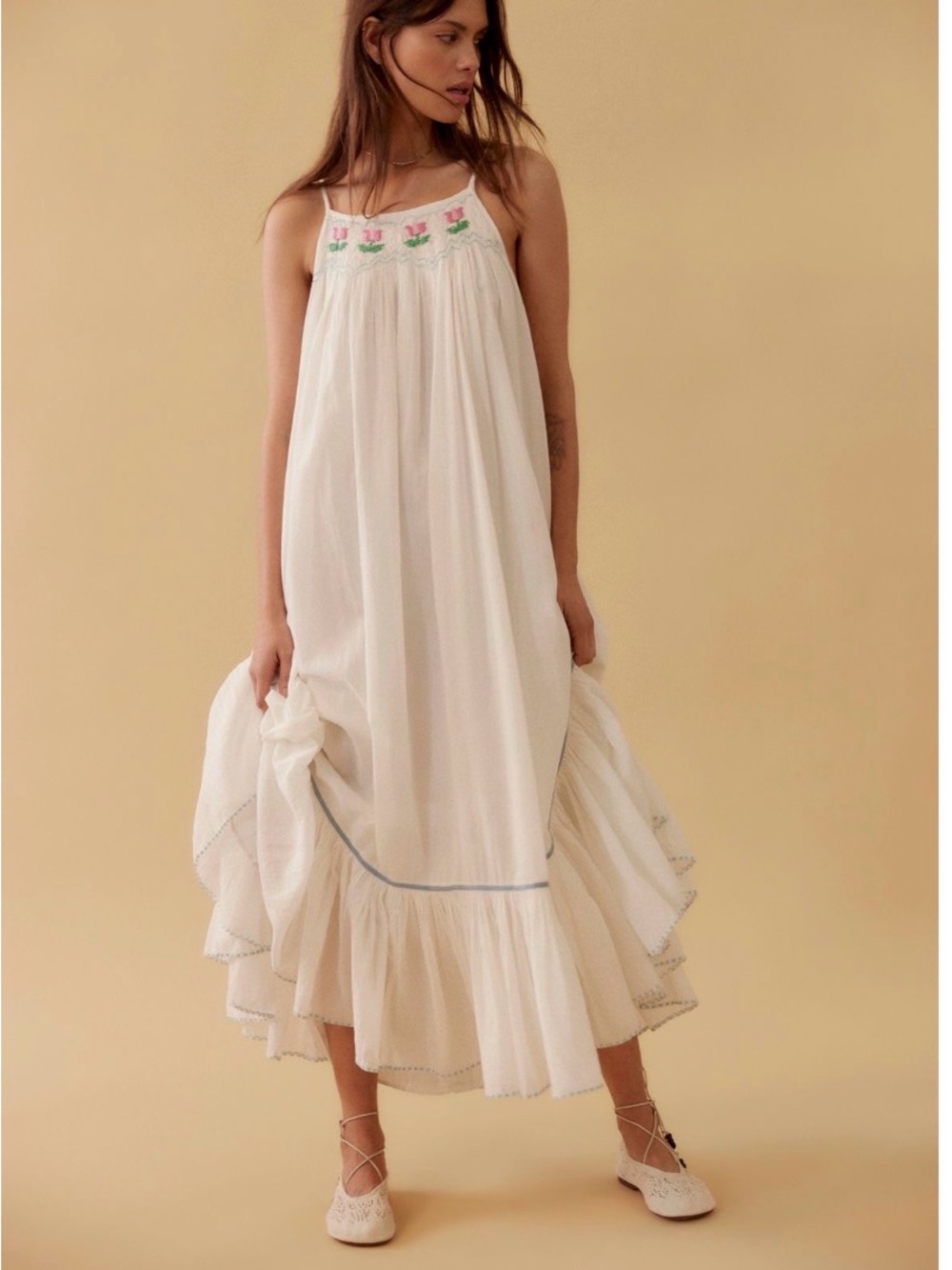 Free People Tip Toeing Maxi Dress - Picture 2 of 13